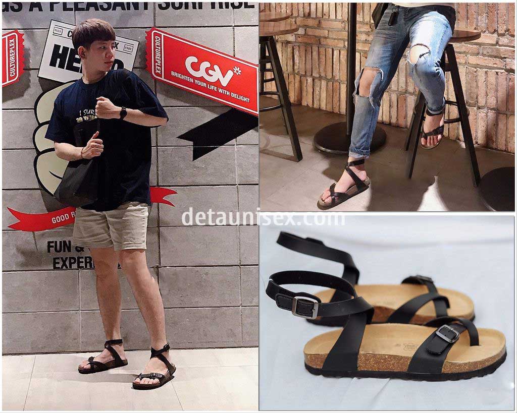 giày sandal đế trấu quấn cổ SATA20D